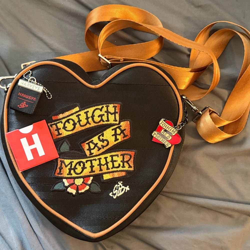 Harveys Heart-Shaped Tough As A Mother bag